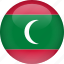 country, flag, maldives 