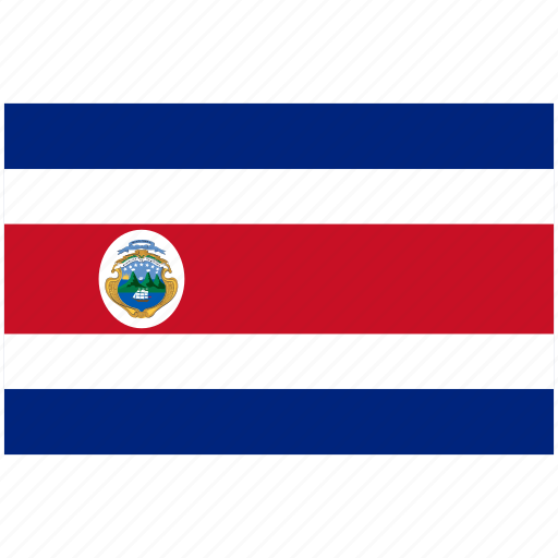 Flag of costa rica, costa, rica, flag, flags, country icon - Download on Iconfinder