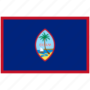 flag of guam, guam, flag, national flag