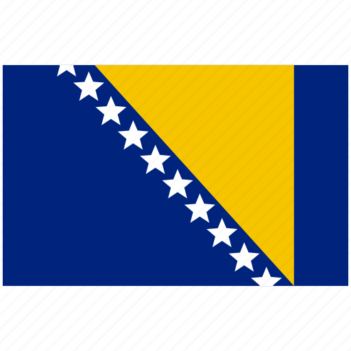Flag of bosnian, bosnian national flag, flag, country, flags icon - Download on Iconfinder