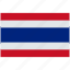 flag of thailand, thailand, thailand national flag, flag, country, world 