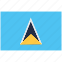 flag of saint lucia, saint lucia, saint lucia flag, saint, lucia, country