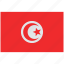 tunisia, flag of tunisia, tunisia national flag, country, flags 