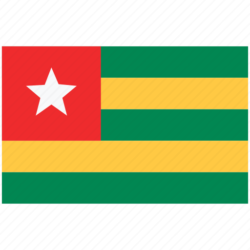 Flag of togo, togo, togo flag, togo national flag, country, flag icon - Download on Iconfinder