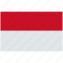 flag, country, national, flag of indonesia, indonesia
