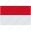flag, country, national, flag of indonesia, indonesia 