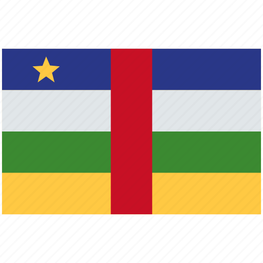 Flag of the central african republic, central african republic, national flag, country icon - Download on Iconfinder