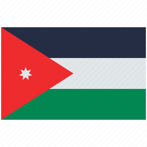 Jordan, flag of jordan, jordan flag, national flag, flag, country, world icon - Download on Iconfinder