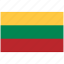 flag of lithuania, lithuania national flag, flag, country