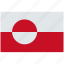 flag of greenland, greenland, country, flag 