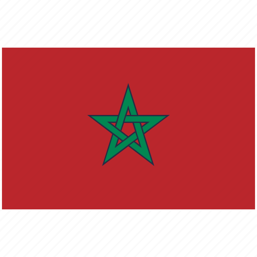 Flag of morocco, morocco, morocco flag, morocco national flag, country flag icon - Download on Iconfinder