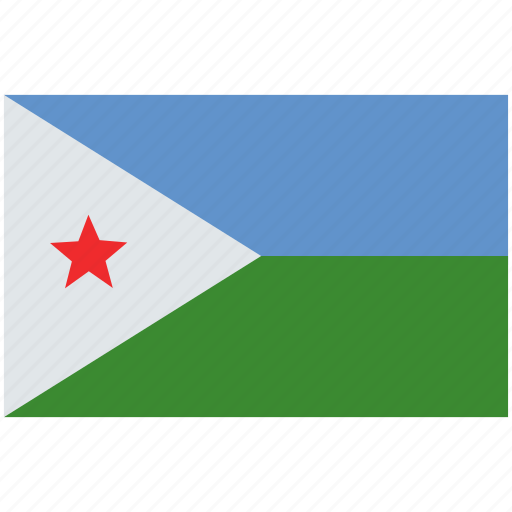 Flag of djibouti, djibouti, flag icon - Download on Iconfinder