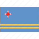 flag of aruba, aruba, aruba national flag, flag, country, world
