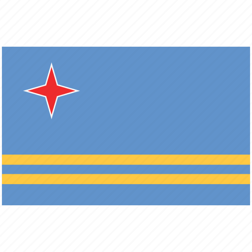 Flag of aruba, aruba, aruba national flag, flag, country, world icon - Download on Iconfinder