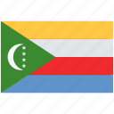 flag of comoros, comoros, comoros national flag, flag