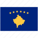 flag, flag of kosovo, kosovo flag, kosovo national flag, country, world