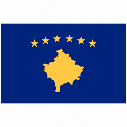 Flag, flag of kosovo, kosovo flag, kosovo national flag, country, world icon - Download on Iconfinder