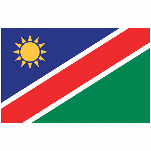 Flag of namibia, namibia, namibia flag, namibia national flag, flag icon - Download on Iconfinder