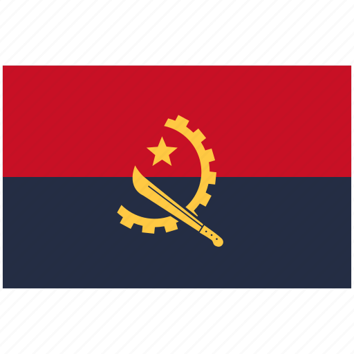 Flag of angola, angola, angola national flag, flag, country, world, flags icon - Download on Iconfinder