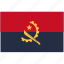 flag of angola, angola, angola national flag, flag, country, world, flags 