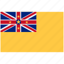 flag of niue, niue, niue flag, niue national flag