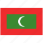 flag of maldives, maldives, maldives national flag, maldives flag 