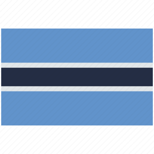 Flag of botswana, botswana, botswana flag, flag, country, world icon - Download on Iconfinder