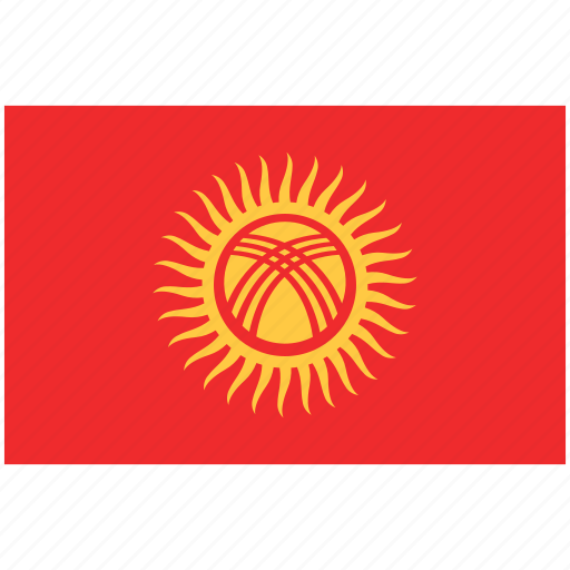 Flag of kyrgyzstan, kyrgyzstan, kyrgyzstan flag, kyrgyzstan national flag, flag icon - Download on Iconfinder