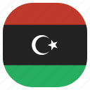 country, flag, libya, libyan, national