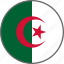 algeria, flag, country 