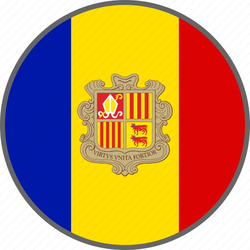 Andorra, flag, country icon - Download on Iconfinder