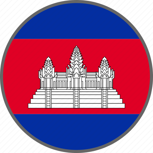 Cambodia, flag, country icon - Download on Iconfinder