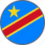 democratic republic of the congo, flag, country 