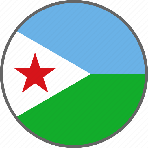Djibouti, flag, country icon - Download on Iconfinder