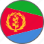 eritrea, flag, country 
