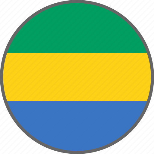 Flag, gabon, country icon - Download on Iconfinder
