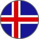flag, iceland, country