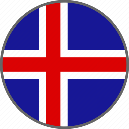 Flag, iceland, country icon - Download on Iconfinder