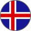 flag, iceland, country 