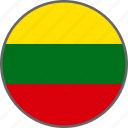 flag, lithuania, country 