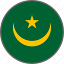 flag, mauritania, country