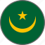 flag, mauritania, country 