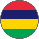 flag, mauritius, country