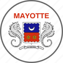flag, mayotte, country 