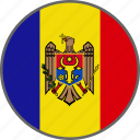 flag, moldova, country