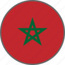 flag, morocco, country