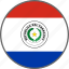 flag, paraguay, country 