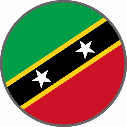 Flag, kitts, nevis, saint kitts and nevis, country icon - Download on Iconfinder