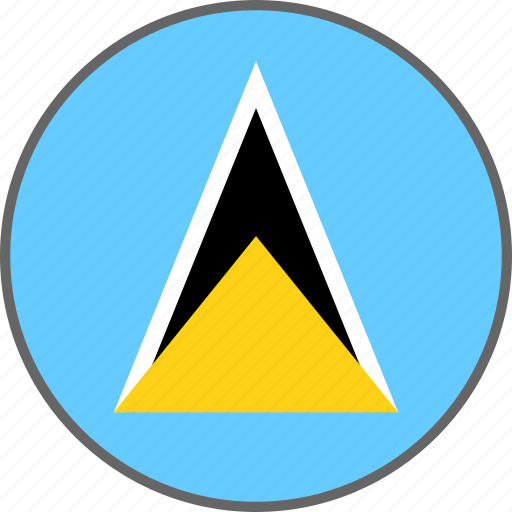 Flag, lucia, saint lucia, country icon - Download on Iconfinder