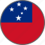 flag, samoa, country 